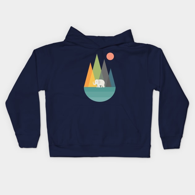 Walk In Peace Kids Hoodie by AndyWestface